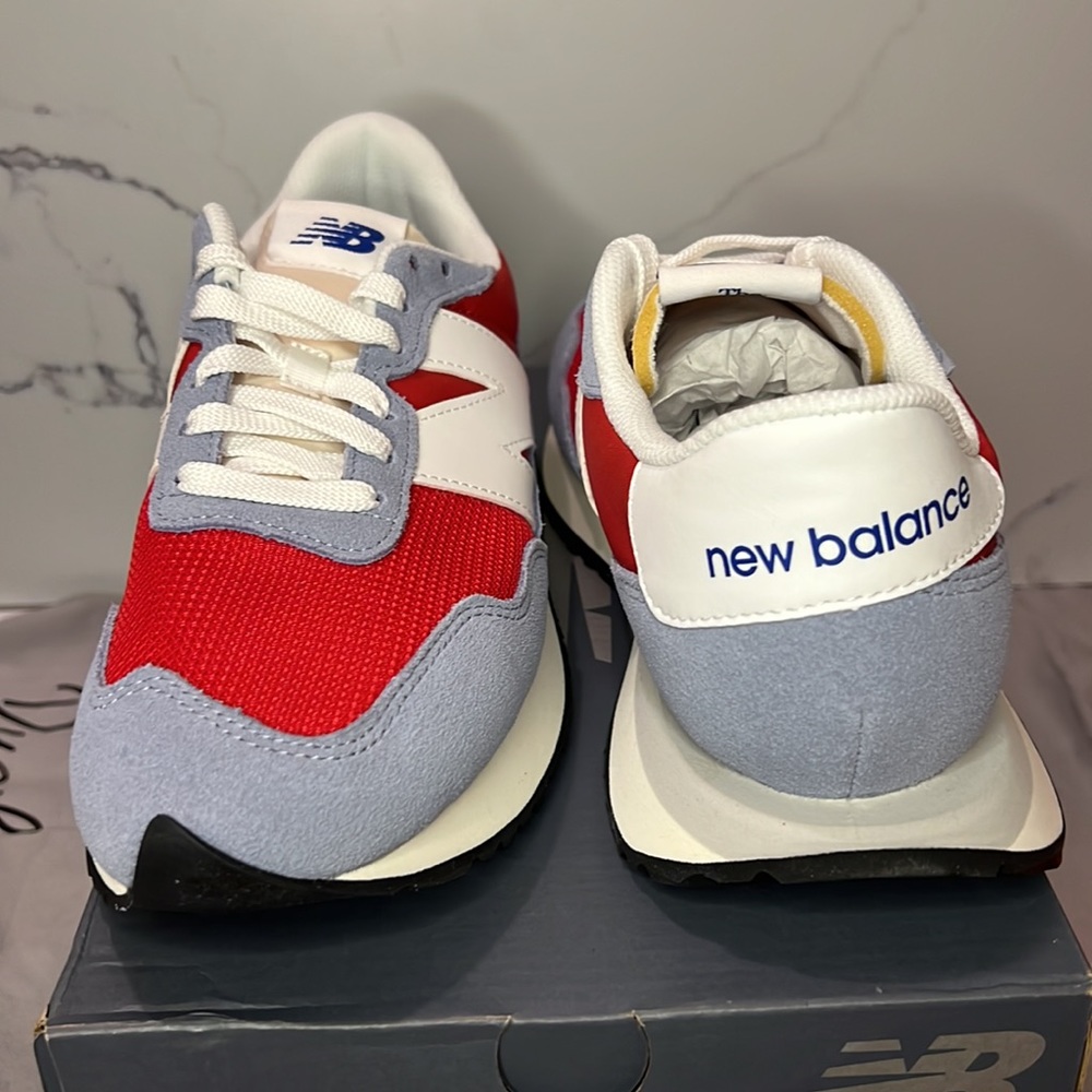Mens NIB New Balance 237 red and blue size 9 - Picture 10 of 16
